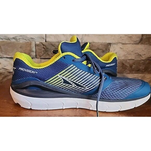 Altra Provision 4.0 Size 9 Men's Blue And Lime Lightly Worn - Picture 11 of 13